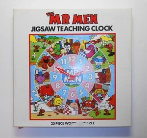 The MR. MEN Jigsaw Teaching Clock #1173 by Michael Stanfield, 1979 - Picture 1 of 9