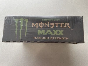 Monster Maxx Super Dry Maximum Strength Energy Drink 12 Stück Box Discontinue LEER - Bild 1 von 3