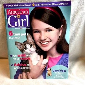 American Girl Magazine Mar/Apr 2011, 6 Tiny Pets To Create, Incl Poster - Picture 1 of 4