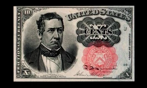 10c 1874 Fifth Issue Fractional Currency Uncirculated Free Shipping (B73) - Picture 1 of 2