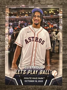 2024 Topps Serie 2 Béisbol Let's Play Ball #PB-1 C.J. Stroud Houston Astros - Imagen 1 de 2