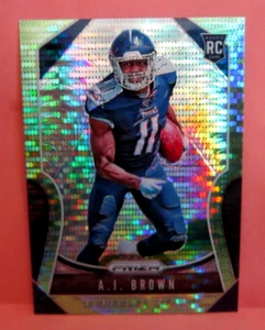 A.J. Brown 2019 Panini Prizm GREEN PULSAR REFRACTOR PRIZM Rookie!Titans WR RC - Picture 1 of 2