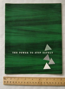 1959 The Power to Stop Safely, The Story of the Dunlop Disc Brake in Motoring - Foto 1 di 3