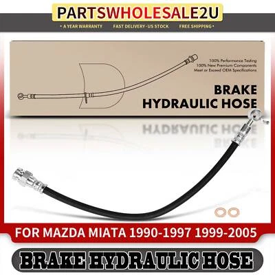 Manguera hidráulica de freno delantero derecho derecho para Mazda Miata 1990-1997 1999-2005 L4 1,8 L Foto 1 de 4