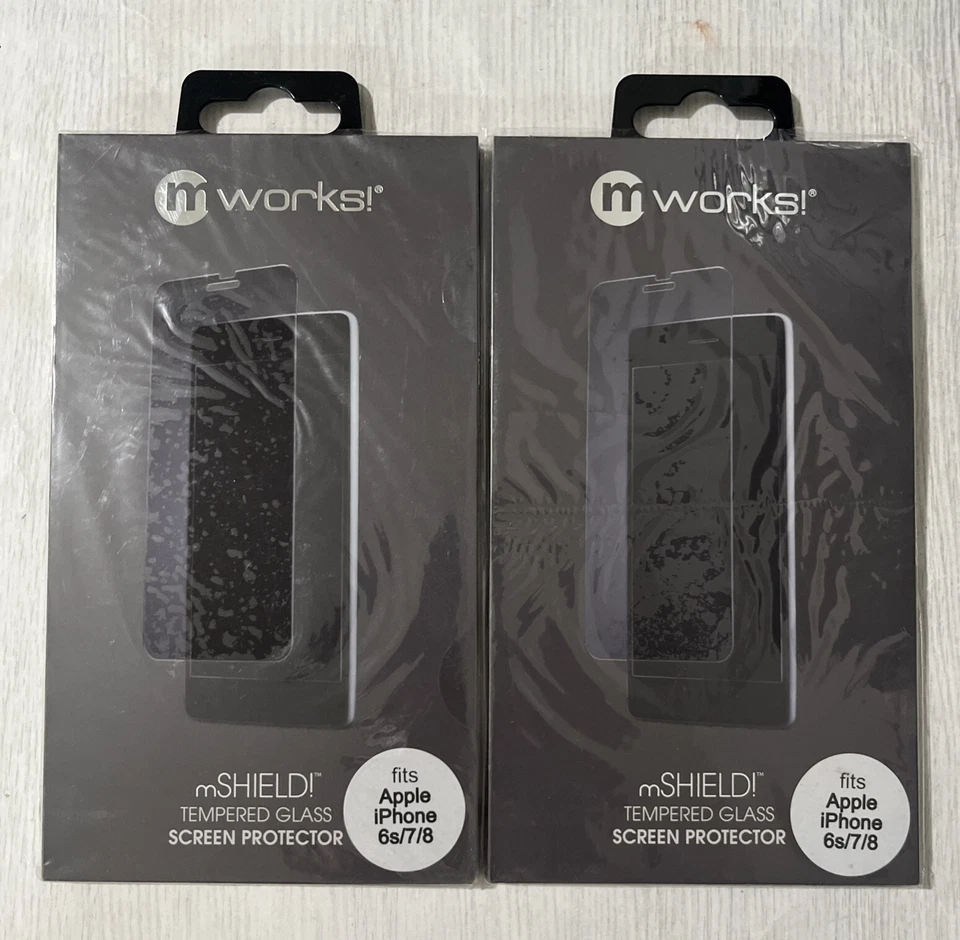 2-Pack mWorks mShield Tempered Glass Screen Protector For iPhone 6s/7/8 - Image 1 of 1