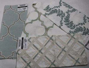 4 Telas JF 17"x17" Restos de Tela "Colección, Felicity" Color: Azul, Verde - Imagen 1 de 19