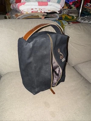 Peter Millar черный хлопок холст обуви сумка 2022 гремучая змея логотип - Изображение 1 из 4