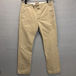 RRL Hose Herren 32x32 braun Hose Officer Field Twill Chino Arbeit 7,93 oz khaki - Bild 1 von 11