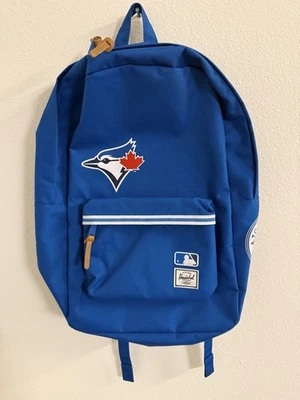 Mochila Herschel MLB Toronto Blue Jays Colaboración Limitada Azul Logo Bolso En muy buena condición Sin etiquetas Foto 1 de 4