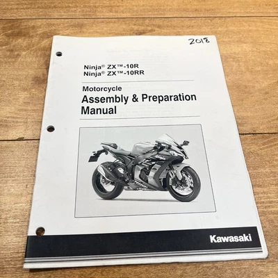 KAWASAKI OEM MANUAL DE MONTAJE Y PREPARACIÓN / 2018 NINJA ZX 10R NINJA ZX 10RR Foto 1 de 3