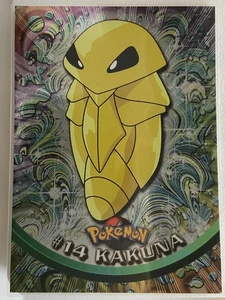 Pokemon - Kakuna #14 Topps TV Animation Black Logo Holo 2nd Print 1999 NM - Picture 1 of 2