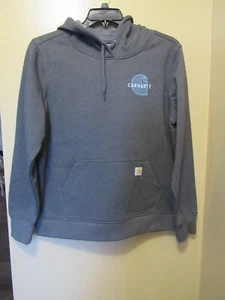 NEW WOMEN'S PLUS 1X (16W-18W) CARHARTT RELAXED FIT RAIN DEFENDER HOODIE - Picture 1 of 3