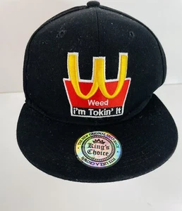 Kings Choice “WEED I’M TOKIN’ IT” The Original Snapback Hat Flat Bill RARE & HTF - Picture 1 of 8