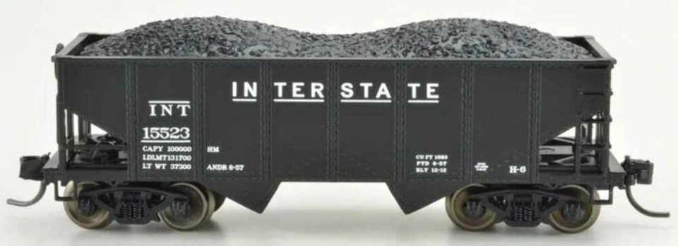 Bowser Trains 38191 N Scale Interstate GLa Hopper Car Blt. 12-12 #15523 - Image 1 of 1