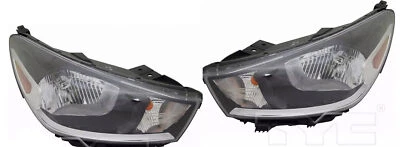 Pair Left Right Headlight Lamp For Kia Rio Sedan 2018-2023 - Image 1 of 4