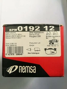 PASTIGLIE FRENO ANT RENAULT CLIO I - RENAULT 5/19 PEUGEOUT 106/205/305/309/405 - Foto 1 di 1