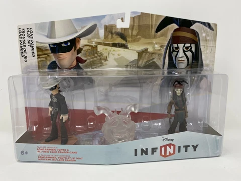 BRAND NEW Disney Infinity Lone Ranger 3 Pack Play Set with Tonto FREE SHIPPING Cover