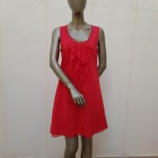 Sommerliches Kleid von Du & Jag, M, rot. Musselin, Stickereien, Marilyn!