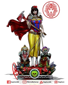 Snow White - Dark(300mm)/3D Printed/Unpainted/Unassembled/GK/Creative Geek - Bild 1 von 5