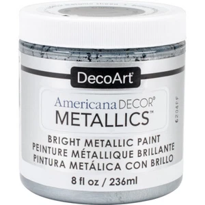 DecoArt Americana Decor Metallics 8oz-Silver - Picture 1 of 1