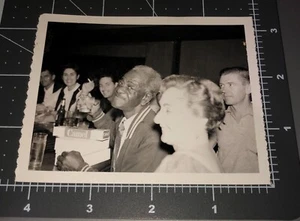 African American Man In White Bar CAMEL Cigarettes COCKTAIL Smile Vintage PHOTO - Picture 1 of 3