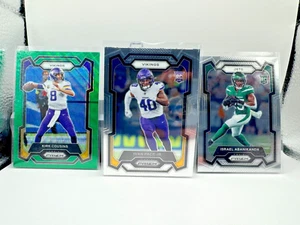2023 Panini Prizm Football Rookies and Green Prizm - LOT of 3 - Picture 1 of 7