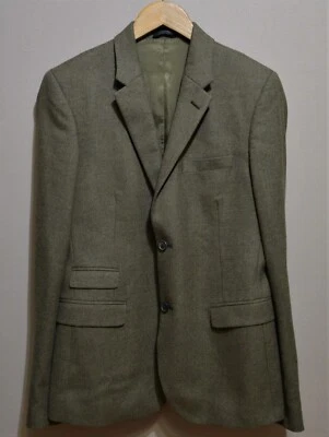 NEIL BARRETT Blazer Jacket Sport Coat men's Wool 2 Buttons Green Size M - Image 1 of 4