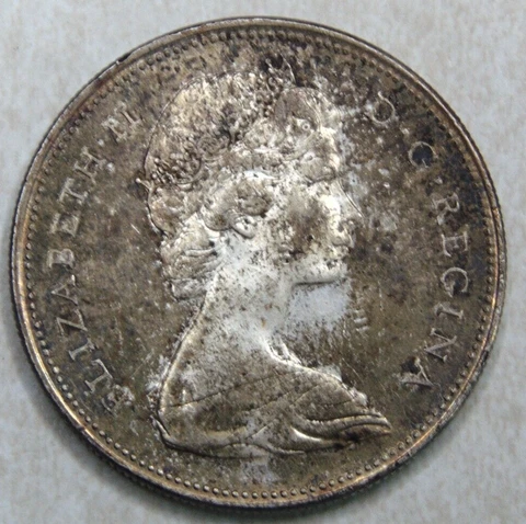 1966 Canadian Silver Dollar .80 Canada CF58 Cover