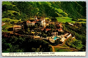 Cartolina California San Simeone Castello di Hearst veduta aerea 21 anni - Foto 1 di 2