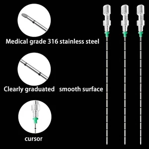 10PCS Chiba Needle, Medical Grade 304 Stainless Steel Guiding Needles, Mult Size - Picture 1 of 8