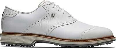 FootJoy Dryjoys Premiere Series Wilcox Golf Shoes - White 54322 BLEMS - Image 1 of 4