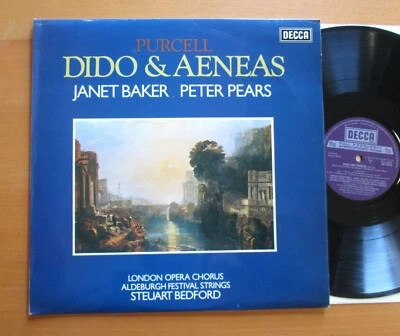 SET 615 Purcell Dido & Aeneas Janet Baker Peter Pears Bedford Decca NM/VG - Image 1 of 4