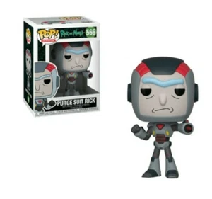 Funko! Pop Vinyl Figurine Purge Suit Rick #566  - Rick & Morty w/ protector - Picture 1 of 5