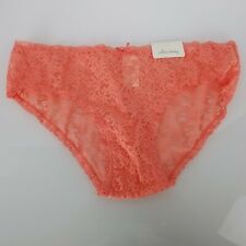 Willow Bay Womens Ladies Stretch Lace Panties Peach Pink 7 L NEW NWT