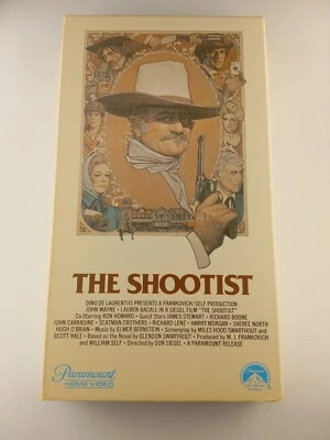 The Shootist (VHS) 1976 John Wayne, Lauren Bacall, Ron Howard TESTED - Image 1 of 3
