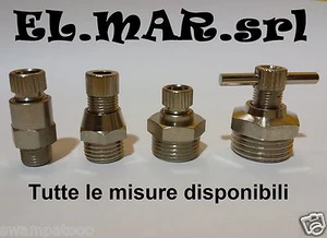 Ablufthahn M 1/8" 1/4" 3/8" 1/2" Druckluft Kompressor   - Bild 1 von 1