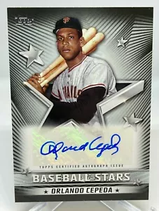 Orlando Cepeda 2022 Topps Serie 1 Estrellas de Béisbol Automático/99 Gigantes de San Francisco - Imagen 1 de 3