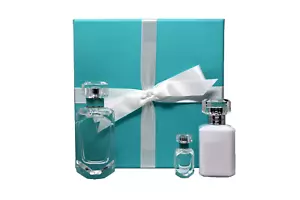 TIFFANY & CO. 3 PIECE GIFT SET EAU DE PARFUM SPRAY 75 ML/2.5 FL.OZ. - Picture 1 of 1