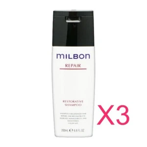 LOT3 Milbon Restorative Shampoo 200ml - Picture 1 of 2