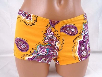 Pantalones Cortos Sauvage Paisley Patrón Niño Pequeño Naranja Artículo #1753L Foto 1 de 3
