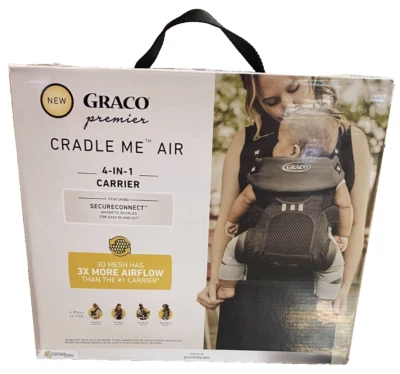 Portabebés Graco Premier Cradle Me Air 4 en 1 - negro ónix Foto 1 de 4