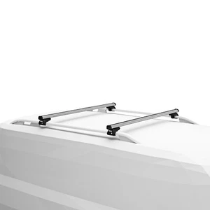 Thule roof rack raised rail Evo ProBar Evo silver for ŠKODA Felicia station wagon - Picture 1 of 3