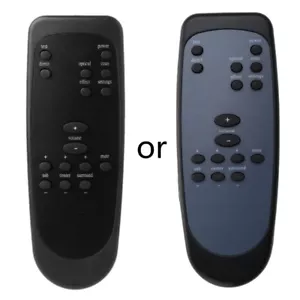 Black Plastic Remote Control Controller Replacement for Logitech Z5500 Z-5500 - Picture 1 of 11
