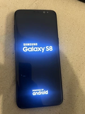 Samsung Galaxy S8 SM-G950U - 64 GB - negro medianoche (GSM) agrietado delantero y trasero Foto 1 de 4
