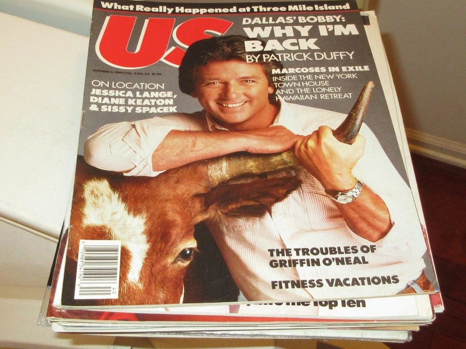 Patrick Duffy , Dallas' Bobby , US Magazine , Oct. 6 , 1986 - Image 1 of 1