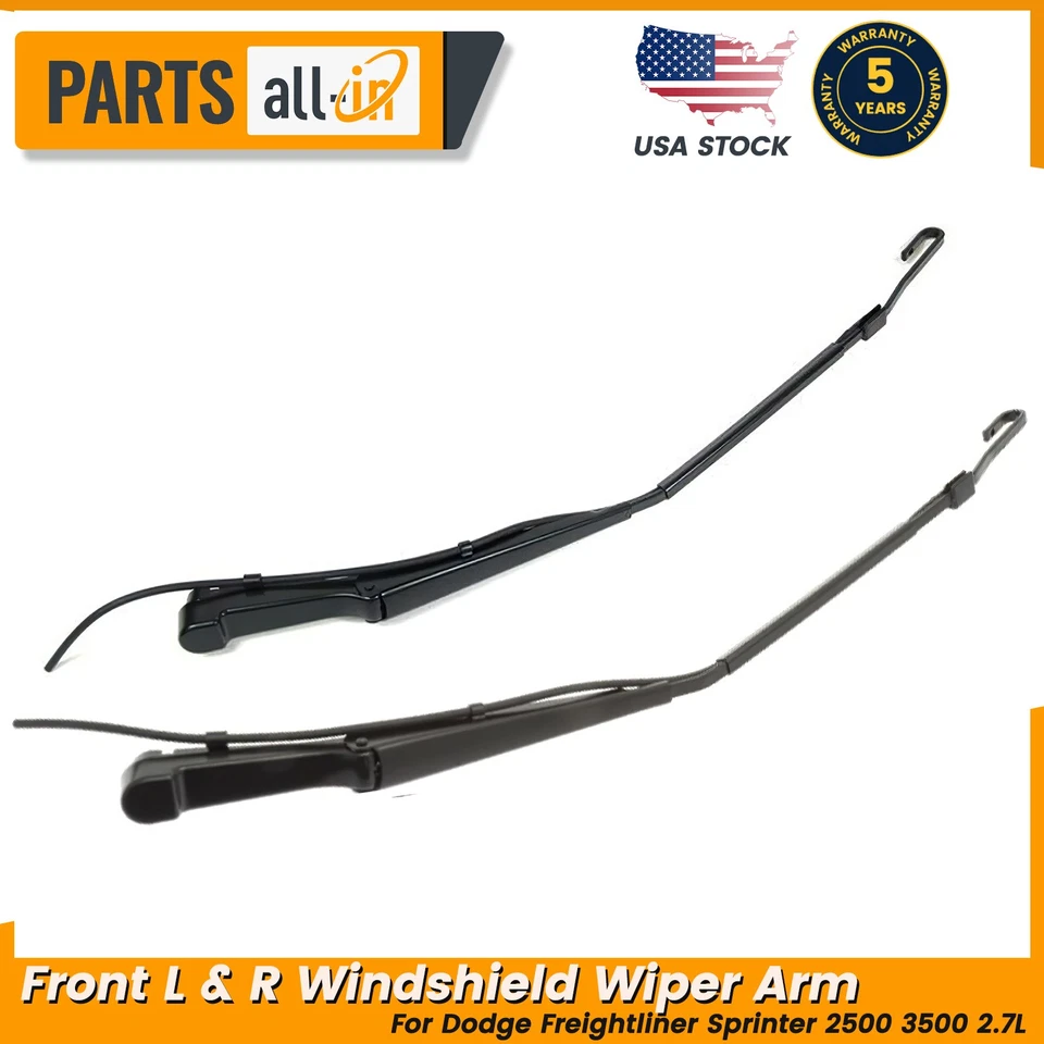 Front LH RH Windshield Wiper Arm For Dodge Freightliner Sprinter 2500 3500 2.7L - Image 1 of 4