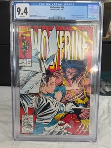 Wolverine #56 - CGC 9.4 - 1992 - Adam Kubert Art *Snikt* 🔥 - Picture 1 of 3