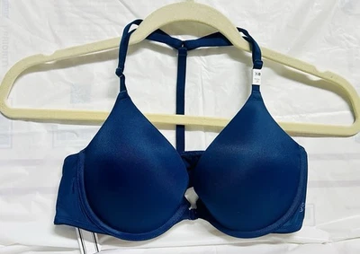 Sujetador Victoria’s Secret - 36B, azul marino push-up Foto 1 de 4