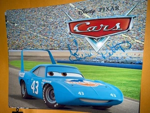 RICHARD PETTY Lot 2 signed NASCAR THE KING 8x10 Photo V - Bild 1 von 2