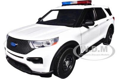 2022 FORD POLICE INTERCEPTOR UTILITY LIGHTS & SOUNDS BUILDER 1/24 MOTORMAX 79541 - Image 1 of 4